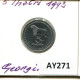 5 TETRI 1993 GEORGIA Moneda #AY271.E - Georgia