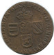 1 LIARD 1710 SPANISH NEERLANDÉS NETHERLANDS Namur PHILIP V Moneda #AE733.16.E - …-1795 : Vereinigte Provinzen