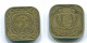 5 CENTS 1971 SURINAME NEERLANDÉS NETHERLANDS Nickel-Brass #S12894.E - Surinam 1975 - ...