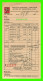 FACTURE DE BOISSON, SEVEN-UP MONTRÉAL LTD No 377 EN 1965 - - Kanada