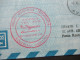 Griechenland 1963 Postes Helleniques Par Avion / Luftpost / Condor Austrian Airlines - Tel Aviv Israel Poste Restante - Briefe U. Dokumente
