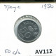 50 CENTIMOS 1980 ESPAGNE SPAIN Pièce #AV112.F - 50 Centimos