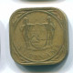 5 CENTS 1966 SURINAME NÉERLANDAIS NETHERLANDS Nickel-Brass Colonial Pièce #S12748.F - Suriname 1975 - ...