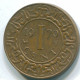 1 CENT 1970 SURINAME NÉERLANDAIS NETHERLANDS Bronze Cock Colonial Pièce #S10960.F - Surinam 1975 - ...