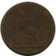 HALF PENNY 1861 UK GRANDE-BRETAGNE GREAT BRITAIN Pièce #AZ834.F - C. 1/2 Penny