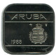 50 CENTS 1988 ARUBA Coin (From BU Mint Set) #AH056.U - Aruba