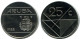 25 CENTS 1988 ARUBA Coin (From BU Mint Set) #AH069.U - Aruba