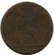 HALF PENNY 1861 UK GREAT BRITAIN Coin #AZ834.U - C. 1/2 Penny