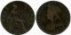 HALF PENNY 1899 UK GROßBRITANNIEN GREAT BRITAIN Münze #AZ649.D - C. 1/2 Penny