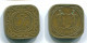 5 CENTS 1972 SURINAM NIEDERLANDE Nickel-Brass Koloniale Münze #S12908.D - Surinam 1975 - ...