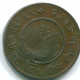 1/10 GULDEN 1869 NIEDERLANDE OSTINDIEN INDONESISCH Copper Koloniale #S10056.D - Indes Néerlandaises