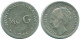 1/10 GULDEN 1944 CURACAO NIEDERLANDE SILBER Koloniale Münze #NL11749.3.D - Curaçao