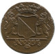 1746 UTRECHT VOC Duit NETHERLANDS INDIES NEW YORK COLONIAL PENNY #VOC1328.12.U - Indes Néerlandaises