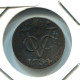 1734 HOLLAND VOC DUIT NETHERLANDS INDIES NEW YORK COLONIAL PENNY #VOC2054.10.U - Indes Néerlandaises