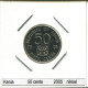 50 CENTS 2005 KENIA KENYA Münze #AS339.D - Kenya