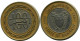 100 FILS 1992 BAHRAIN BIMETALLIC Münze #AP981.D - Bahreïn