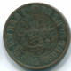 1 CENT 1914 NIEDERLANDE OSTINDIEN INDONESISCH Copper Koloniale Münze #S10083.D - Indes Néerlandaises