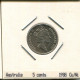 5 CENTS 1988 AUSTRALIEN AUSTRALIA Münze #AS239.D - 5 Cents