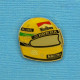 1 PIN'S //  ** CASQUE " AYRTON SENNA "  '91 / McLAREN HONDA ** - F1