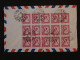 BQ16  INDOCHINE NORD VIETNAM BELLE LETTRE  RR 1957 HANOI A ANNEMASSE  FRANCE   +BLOC 15 TP +HORLOGERIE++ - Lettres & Documents