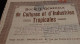 Société Générale De Culture Et D'Industries Tropicales - Action Ordinaire Au Porteur - Bruxelles Le 20 Octobre 1924. - Landwirtschaft