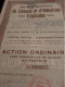 Société Générale De Culture Et D'Industries Tropicales - Action Ordinaire Au Porteur - Bruxelles Le 20 Octobre 1924. - Landbouw