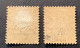 Bayern Portomarken Mi 7-8  TADELLOS & FRISCH 1882-1885 Wz 3, 3Pf+5Pf * (Baviére Bavaria Postage Due Timbre Taxe VF MHOG - Ungebraucht