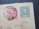 Portugal 1903 Ganzsachen Umschlag 25 Reis Mit Zusatzfrankatur 25 Reis Mit Ank. Stempel - Postal Stationery