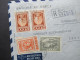 Griechenland 1952 Einschreiben Auslandsbrief / Luftpost Banque De Grece Nach Remscheid / Recommandee - Brieven En Documenten