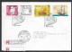 Portugal Lettre Recommandée Cachet Commémoratif Fort Lagos Algarve Expo Philatelique 1993 R Cover Fortress Stamp Expo - Postal Logo & Postmarks