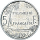 Monnaie, Polynésie Française, 5 Francs, 1987, Paris, TTB, Aluminium, KM:12 - Frans-Polynesië