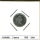 3 PENCE 1958 AUSTRALIA PLATA Moneda #AS251.E - Threepence