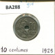 10 CENTIMES 1925 DUTCH Text BÉLGICA BELGIUM Moneda #BA288.E - 10 Cent