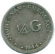 1/4 GULDEN 1944 CURACAO NEERLANDÉS NETHERLANDS PLATA Colonial #NL10640.4.E - Curacao