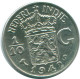 1/10 GULDEN 1942 INDIAS ORIENTALES DE LOS PAÍSES BAJOS PLATA #NL13878.3.E - Indes Néerlandaises