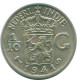 1/10 GULDEN 1941 S INDIAS ORIENTALES DE LOS PAÍSES BAJOS PLATA #NL13609.3.E - Indes Néerlandaises