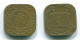 5 CENTS 1972 SURINAME NEERLANDÉS NETHERLANDS Nickel-Brass #S12984.E - Suriname 1975 - ...