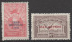 ARGENTINA - 1932 - POSTE AERIENNE GRAF ZEPPELIN ! YVERT N°19M + 19P * MH - COTE = 52.5 EUR. - Luchtpost