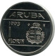 1 FLORIN 1993 ARUBA Pièce (From BU Mint Set) #AH024.F - Aruba