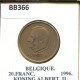 20 FRANCS 1996 FRENCH Text BELGIQUE BELGIUM Pièce #BB366.F - 20 Frank