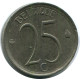 25 CENTIMES 1964 BELGIQUE BELGIUM Pièce #AH834.1.F - 25 Cent