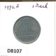 1 MARK 1972 A DDR EAST ALLEMAGNE Pièce GERMANY #DB107.F - 1 Marco