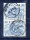 1941 CEFALONIA E ITACA, Occ. Italiana Della Grecia, S.N3 Posta Aerea 2+2 In Coppia USATA, Timbrino - Cefalonia & Itaca