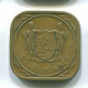 5 CENTS 1966 SURINAME NÉERLANDAIS NETHERLANDS Nickel-Brass Colonial Pièce #S12764.F - Suriname 1975 - ...