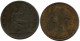 HALF PENNY 1862 UK GRANDE-BRETAGNE GREAT BRITAIN Pièce #AZ643.F - C. 1/2 Penny