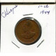 10 CENTS (Santeem) 1944 ETHIOPIA Coin #AN755.U - Ethiopia