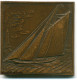 REGATTA YACHTING KRÜGER BRONZE VECCHIA MEDAGLIA GARE NAUTICHE 1900 - Firma's