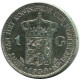 1 GULDEN 1939 NETHERLANDS SILVER Coin #AR934.U - 1 Gulden