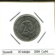 20 TOLARJEV 2004 SLOVENIA Coin #AS573.U - Slovenië