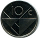 10 CENTS 1991 ARUBA Coin (From BU Mint Set) #AH077.U - Aruba